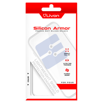 Livon Samsung SM-A015F Galaxy A01 Silicone Armor - Clear