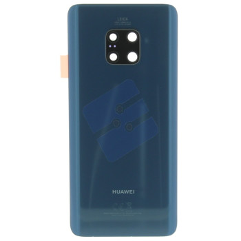 Huawei Mate 20 Pro (LYA-L29) Vitre Arrière - With Camera Lens - Blue