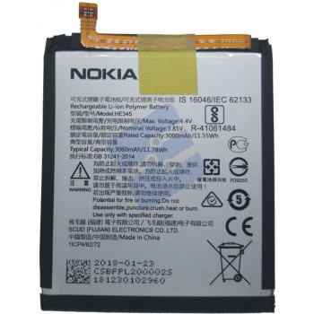 Nokia 6 (2018) (TA-1054)/6.1 (TA-1043) Batterie HE345 - 3000 mAh