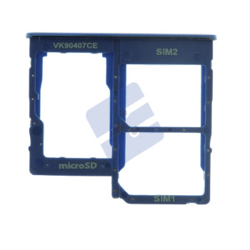 Samsung SM-A405F Galaxy A40 Simcard holder + Memorycard Holder GH98-44303C Blue
