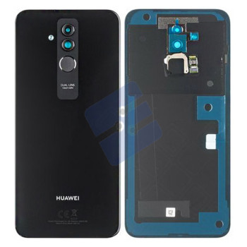 Huawei Mate 20 Lite (SNE-L21) Vitre Arrière - With Camera Lens - Black