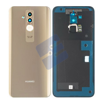 Huawei Mate 20 Lite (SNE-L21) Vitre Arrière - With Camera Lens - Gold