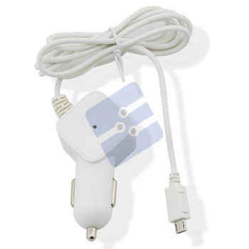 muvit Chargeur Voiture SQ Micro USB 2.4A White