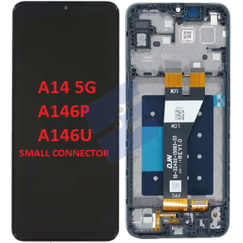 Samsung SM-A146P/SM-A146U Galaxy A14 5G LCD Display + Touchscreen + Frame - (EU VERSION/US VERSION) (SMALL CONNECTOR) - (OEM ORIGINAL) - Black