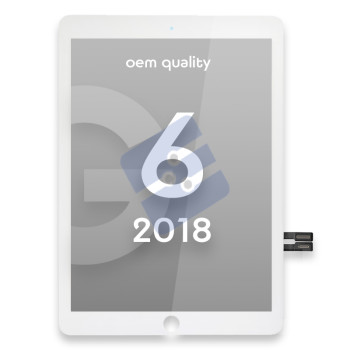 Apple iPad 6 (2018) Tactile OEM Quality - White