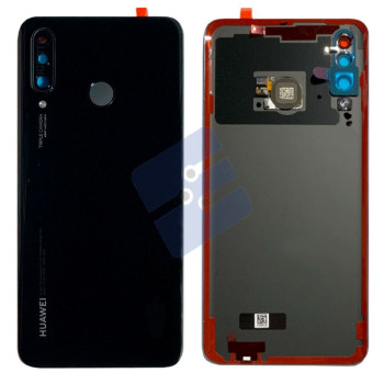 Huawei P30 Lite (MAR-LX1M)/P30 Lite New Edition (MAR-L21BX) Vitre Arrière 02352RPV Black