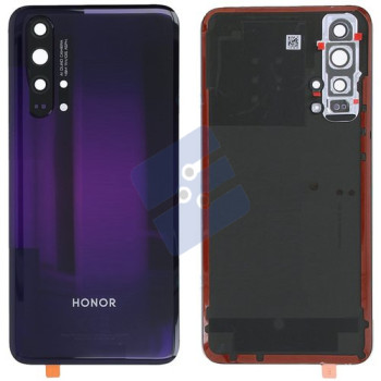 Huawei Honor 20 Pro (YAL-L41) Vitre Arrière 02352VKU Black/Purple
