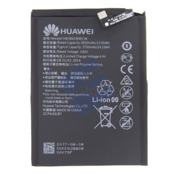 Huawei P10 Plus/Honor View 10 (BKL-L09)/Nova 3 (PAR-LX1)/Mate 20 Lite (SNE-L21)/Honor Play (COR-L29)/Honor 8X (JSN-L21)/Honor 20 (YAL-L21) Batterie - HB386589ECW 3750 mAh