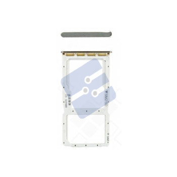 Huawei P30 Lite (MAR-LX1M) Simcard holder + Memorycard Holder 51661LWM/51661NAM White