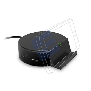 ICH - S04 - 4 Ports USB Desktop Charger  - Black
