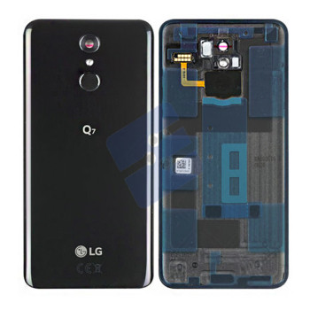LG Q7 (LM-Q610YB) Vitre Arrière ACQ90329301 Black