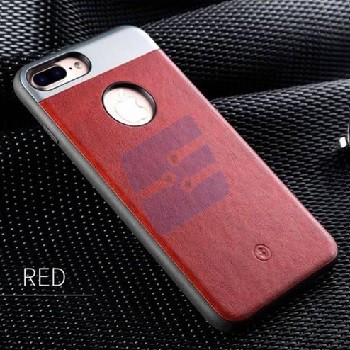 Fshang iPhone 7 Plus/iPhone 8 Plus Coque en Silicone Rigide - Gucci - Red