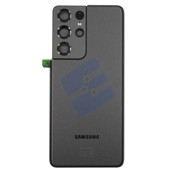 Samsung SM-G998B Galaxy S21 Ultra Vitre Arrière - GH82-24499A/GH82-24513A/GH82-27283A - Black