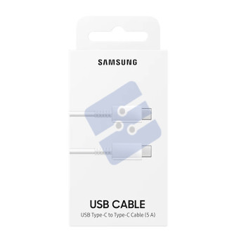 Samsung USB Type-C To Câble USB-C (5A/1M) EP-DN975BWEGWW - White