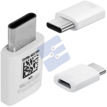 Samsung USB Type-C to Micro USB Adapter - GH98-40218A - White