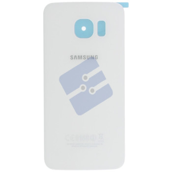 Samsung G925F Galaxy S6 Edge Vitre Arrière GH82-09602B White