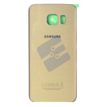 Samsung G925F Galaxy S6 Edge Vitre Arrière GH82-09602C Gold