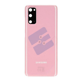 Samsung G980F Galaxy S20/G981F Galaxy S20 5G Vitre Arrière GH82-22068C Cloud Pink