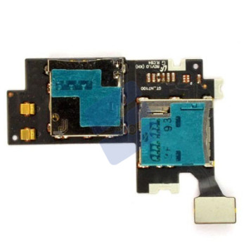Samsung N7100 Galaxy Note 2 Simcard + Memorycard reader Flex Cable