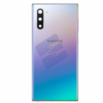 Samsung N975F Galaxy Note 10 Plus Vitre Arrière - With Camera Lens - Aura Glow/Silver