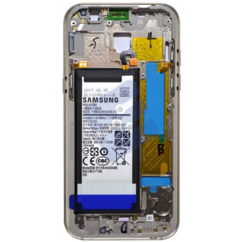 Samsung SM-A520F Galaxy A5 2017 Châssis Central With Battery GH82-13664B Gold