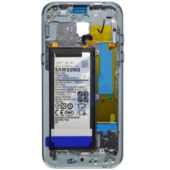 Samsung SM-A520F Galaxy A5 2017 Châssis Central With Battery GH82-13664C Blue