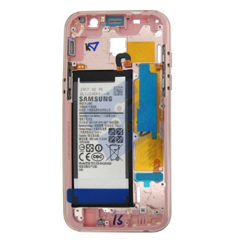 Samsung SM-A520F Galaxy A5 2017 Châssis Central With Battery GH82-13664D Pink