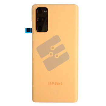 Samsung SM-G780F Galaxy S20 Fan Edition 4G/SM-G781B Galaxy S20 Fan Edition 5G Vitre Arrière GH82-24263F/GH82-24223F Orange