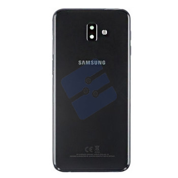 Samsung SM-J610F Galaxy J6+ Vitre Arrière With Midframe + Camera Lens Black