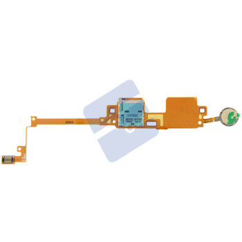 Samsung SM-P600 Galaxy Note 10.1 Simcard reader Flex Cable With Vibration