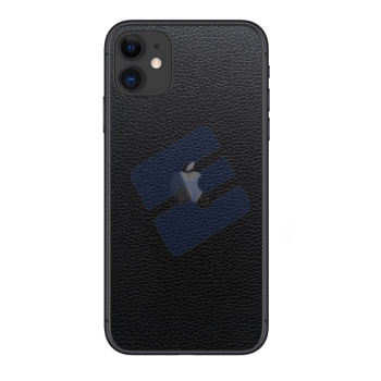 Axiom  ScreenFilm Protector - 1 Pcs Leather Series Back Skin - For Wearables And Phones - Black