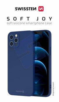 Swissten iPhone 12/iPhone 12 Pro Soft Joy Case - 34500197 - Blue