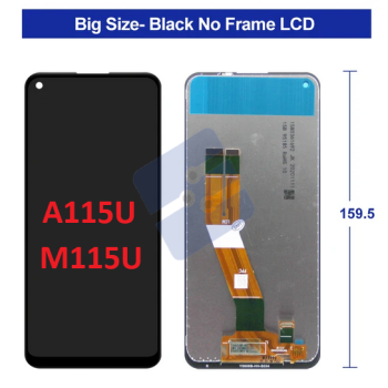 Samsung SM-A115U Galaxy A11/SM-M115U Galaxy M11 Écran + tactile - GRANDE TAILLE - MODÈLE SPÉCIAL (OEM ORIGINAL) - Black