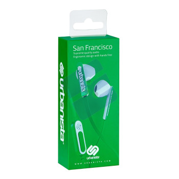 Urbanista San Francisco Earphones with Remote and Mic - Green