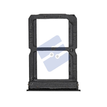 OnePlus 6 (A6003) Simcard holder + Memorycard Holder Midnight Black