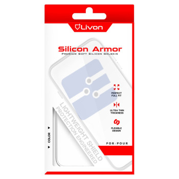 Livon Apple iPhone 12 Mini Silicon Armor - Matte White