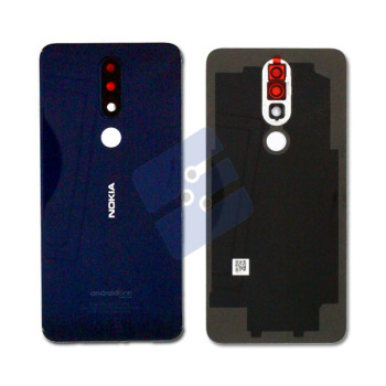Nokia 5.1 Plus (Nokia X5) (TA-1105) Vitre Arrière 20PDALW0003 Blue