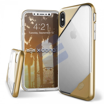 X-doria Apple iPhone X/iPhone XS Coque en Silicone Rigide Revel Lux 3X2C1064A | 60950941460934 - Gold