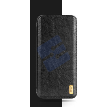 XO Samsung G965F Galaxy S9 Plus - Business Leather Flip Cover - Black