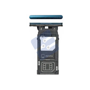 Sony Xperia XZ2 (H8266) Simcard holder + Memorycard Holder (Single SIM) 1311-3784 Green