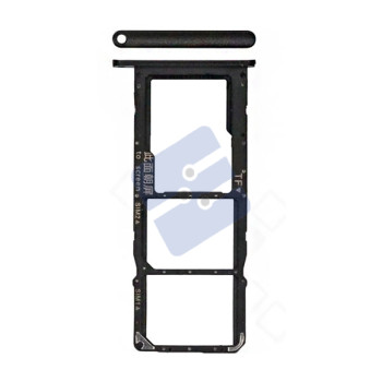 Huawei Y6s (JAT-L29) Simcard holder + Memorycard Holder 51661LEN Black