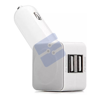 ICH-C01 - 4-port USB - Chargeur Voiture - White