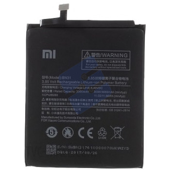Xiaomi Mi A1 (MDG2)/Redmi Note 5A (MDE6)/Redmi S2 (Redmi Y2) (M1803E6G) Batterie - BN31 3000 mAh