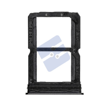 OnePlus 6 (A6003) Simcard holder + Memorycard Holder Mirror Black