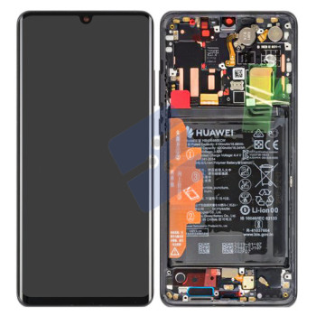 Huawei P30 Pro (VOG-L29)/P30 Pro New Edition (VOG-L29) LCD Display + Touchscreen + Frame - 02354NAC/02355MUL - Black