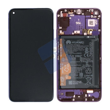 Huawei Nova 5T (YAL-L21) LCD Display + Touchscreen + Frame - 02353EBH - Purple