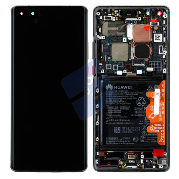 Huawei Mate 40 Pro (NOH-NX9) LCD Display + Touchscreen + Frame - 02353YMT - Black