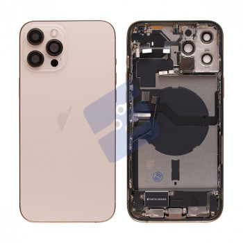 Apple iPhone 12 Pro Max Backcover - With Small Parts - Gold