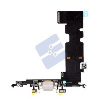 Apple iPhone 8 Plus Charge Connector Flex Cable White