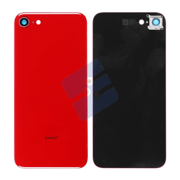 Apple iPhone 8 Backcover Glass - (Wide Camera Opening) - Red
